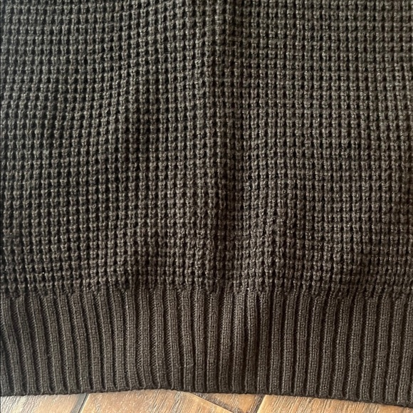 MICHAEL Michael Kors Brown Chunky Knit Short Sleeve Cardigan - Size Medium - Picture 9 of 9